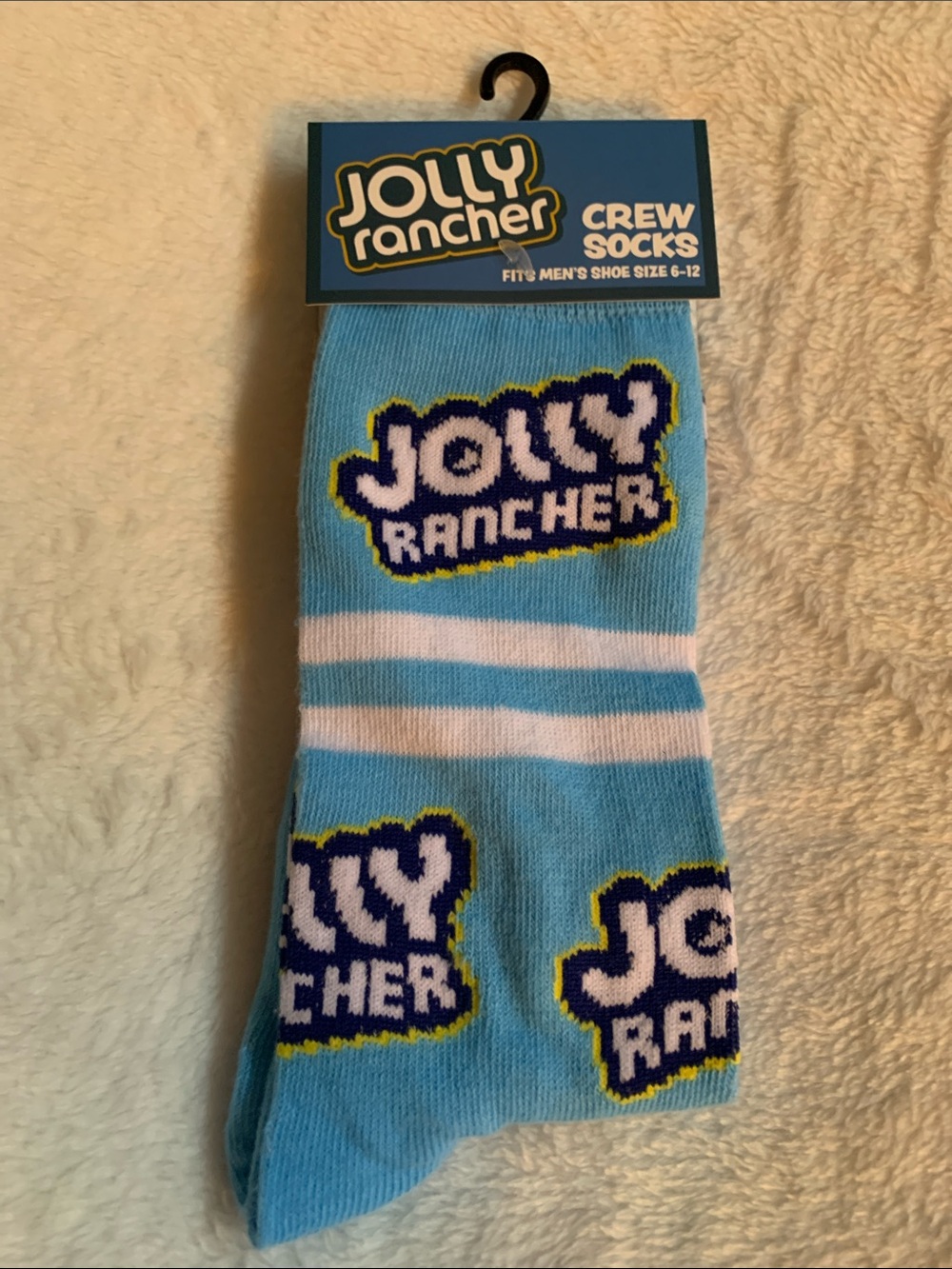 Men’s Light Blue Crew Socks